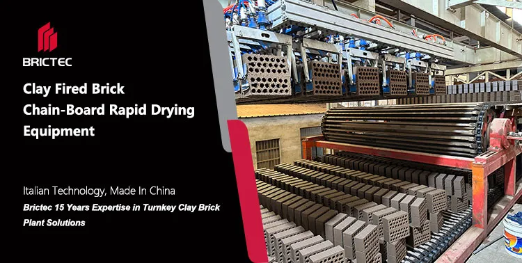 Brick Making Machinery Clay Fired Brick Chain-Board Rapid Drying Equipment 0